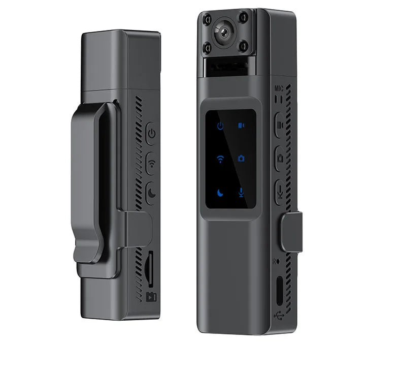 JOZUZE Mini Portable Body Camera – 1080P Wearable Police, Sport, and Business Conference Video Recorder