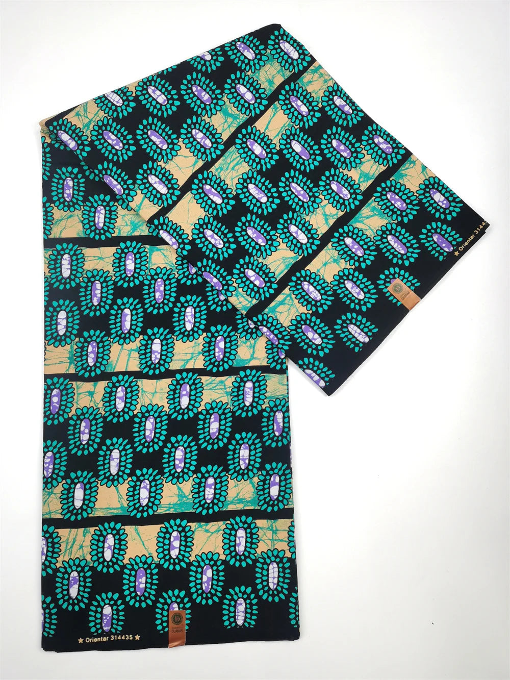 African Ankara Wax Print Fabric - 100% Cotton Nigerian Designer Pagne for Sewing & DIY Party Dresses