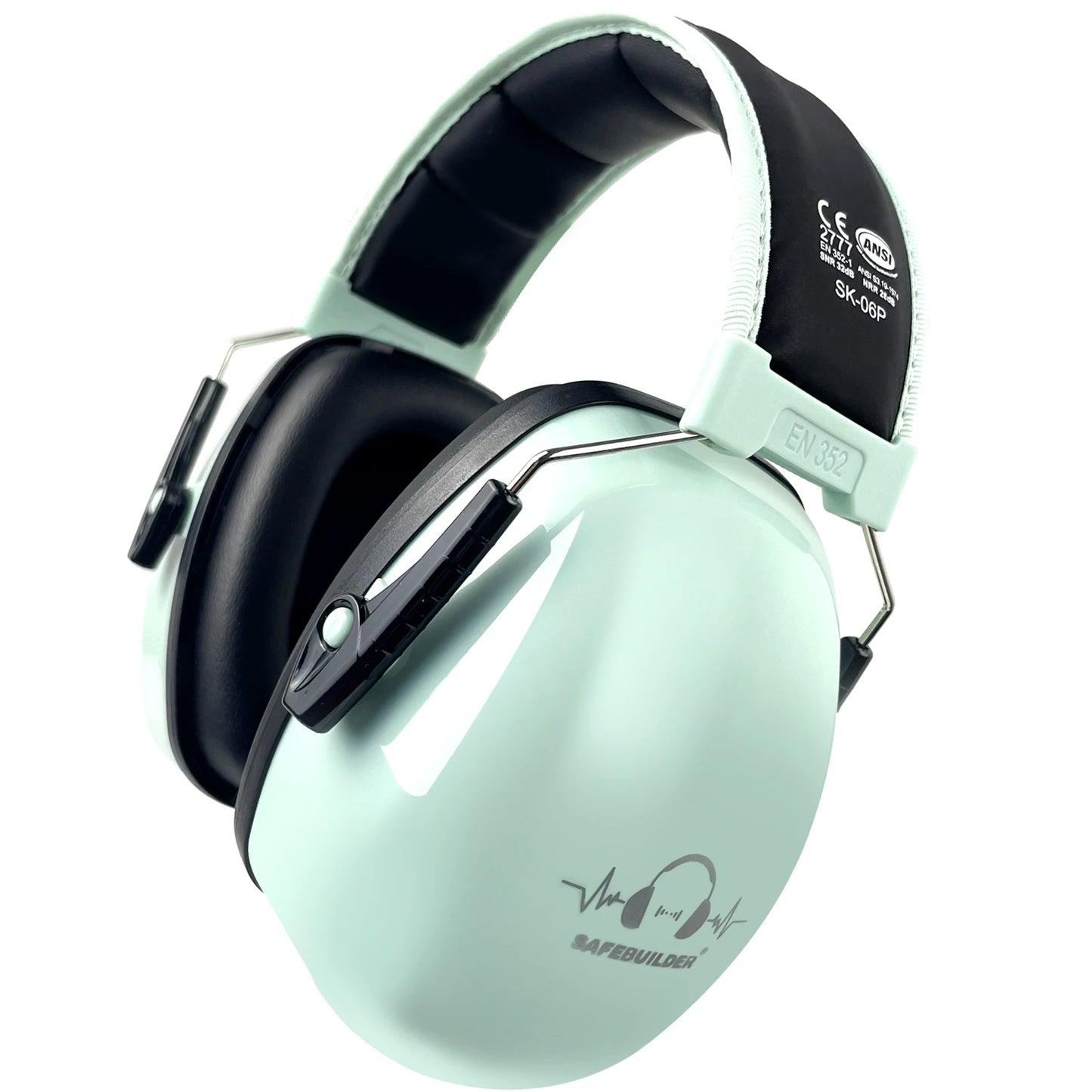 Adjustable Noise Reduction Ear Muffs NRR 28dB – SK-06P Hearing Protection Ear Defenders for Work, Mowing & Industrial Use