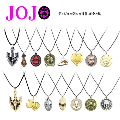 JoJo’s Bizarre Adventure Arrow Pendant Necklace – Josuke & Jotaro Cosplay Jewelry Gift