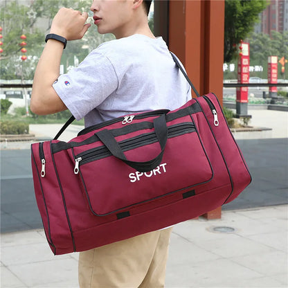 Nylon Travel Duffel Bag for Women & Men – Large Capacity Carry-On, Weekender, Gym & Overnight Sport Tote