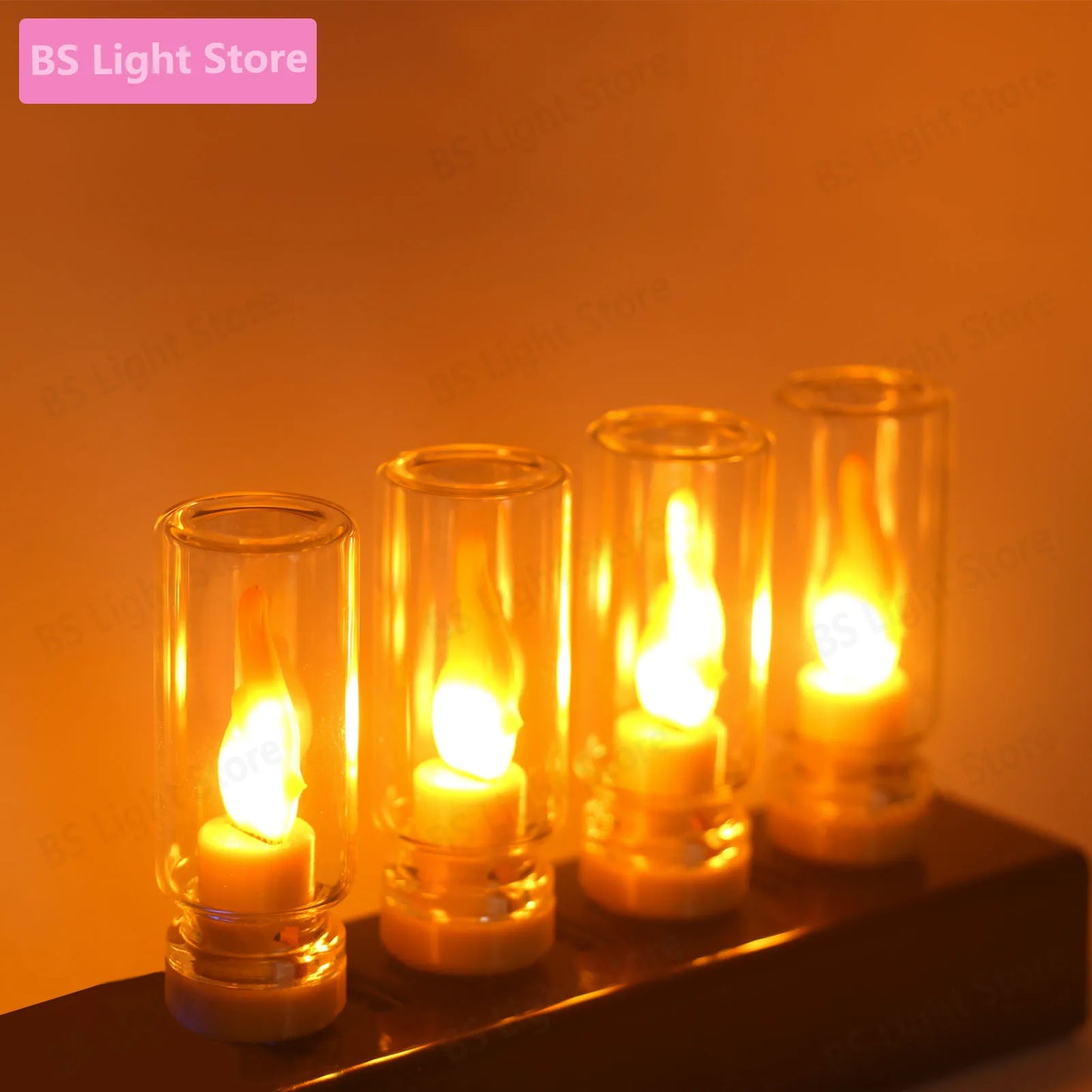 5V LED USB Edison Candle Light – Mini Decorative Night Lamp for Home & Holidays
