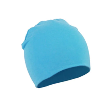 Baby Cotton Beanie Hat - Soft Candy Color Cap for Newborns, Toddlers & Kids
