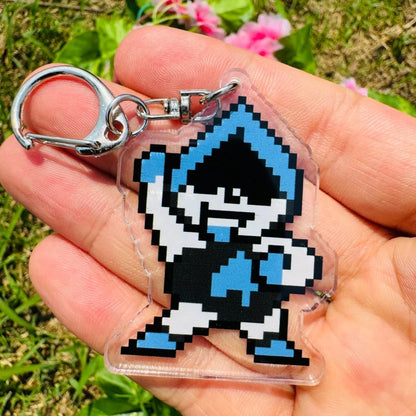 Deltarune Kris, Susie & Ralsei Keychain - Game Character Pendant, Cosplay Accessory & Anime Fan Gift