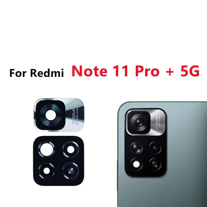 Rear Back Camera Glass Lens Replacement for Xiaomi Redmi Note Series with Repair Tools Kit