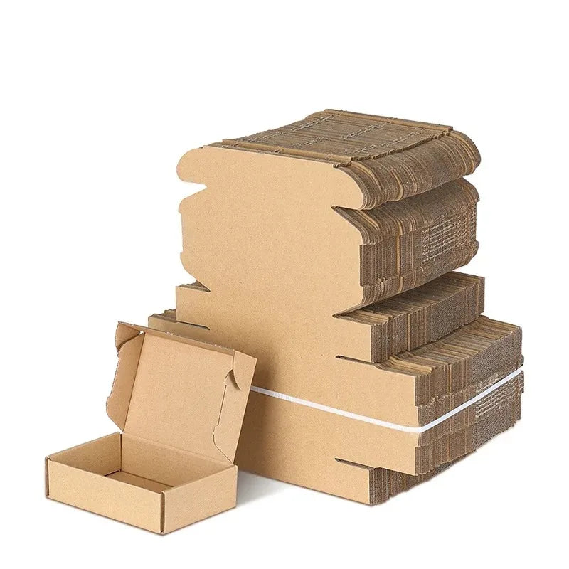 10/30PCS Extra Hard White/Brown Carton Gift Boxes – Multi-Size Wedding, Party, Chocolate & Candy Packaging Boxes