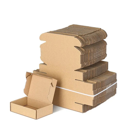 10/30PCS Extra Hard White/Brown Carton Gift Boxes – Multi-Size Wedding, Party, Chocolate & Candy Packaging Boxes
