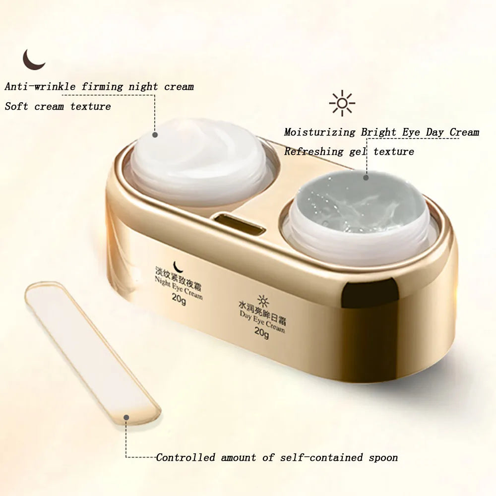 40g Day & Night Eye Cream – Reduces Dark Circles, Puffiness & Wrinkles for Firm, Bright Eyes