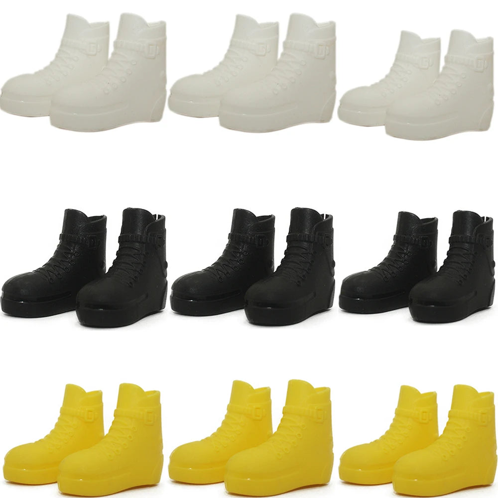 NK Mix 12" Fashion Doll Shoes & Clothes — Casual Leather Sneakers, Boots & Slippers for Boy & Princess Dolls