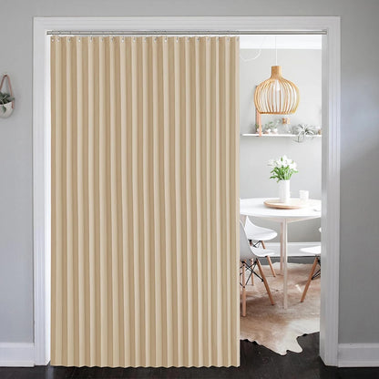 Extra Large Blackout Waterproof Curtain – Thermal Insulated Sliding Door & Shower Drapes for Living Room & Bedroom
