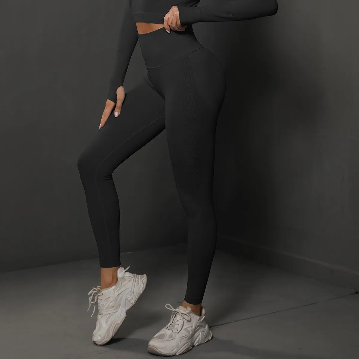 High Waist Women’s Yoga Leggings – Seamless Push-Up Fitness, Running & Gym Pants with Hip Lift and High Elasticity