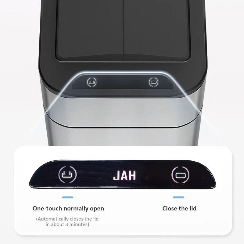 20L Stainless Steel Smart Sensor Trash Can — Automatic Kitchen Food & Waste Bin (15L/20L)