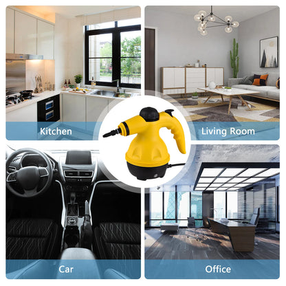Handheld High-Temperature Steam Cleaner – Multi-Surface Kitchen, Bathroom & Car Cleaning Tool