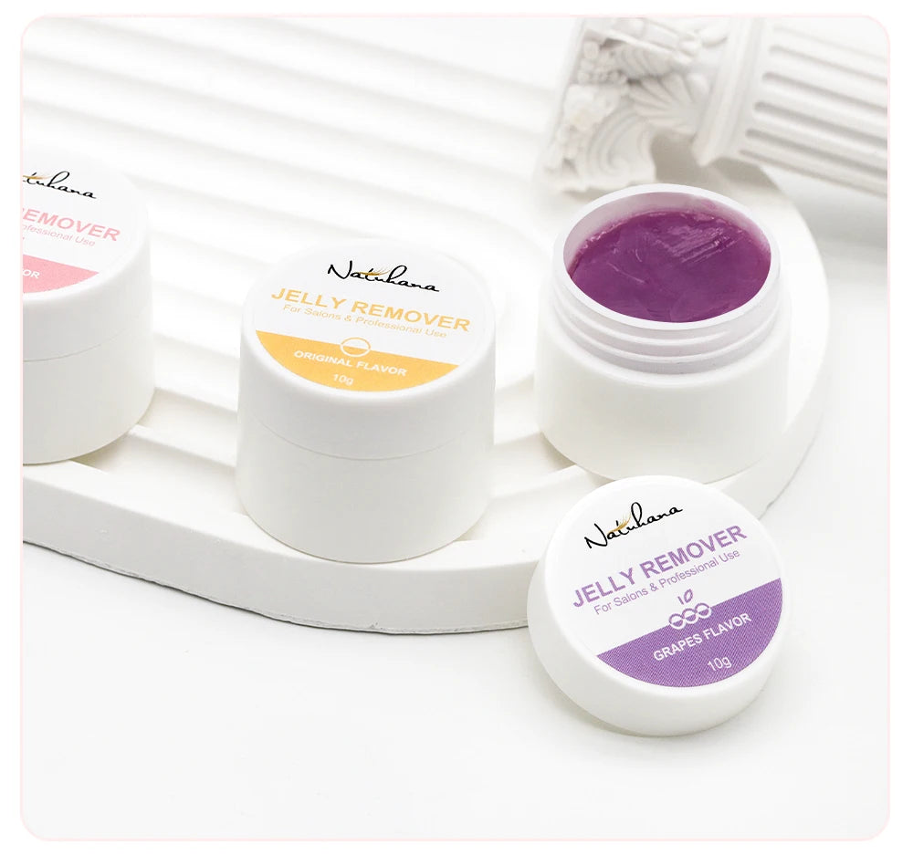 NATUHANA Eyelash Extension Jelly Remover – Fast, Safe, Non-Irritating Gel Glue Remover for Makeup