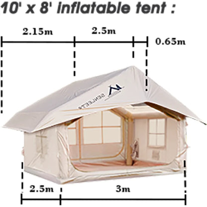 10 x 13 ft Waterproof Rainfly - Ultralight Camping Tent Shelter Awning & Sunshade for 6–8 People