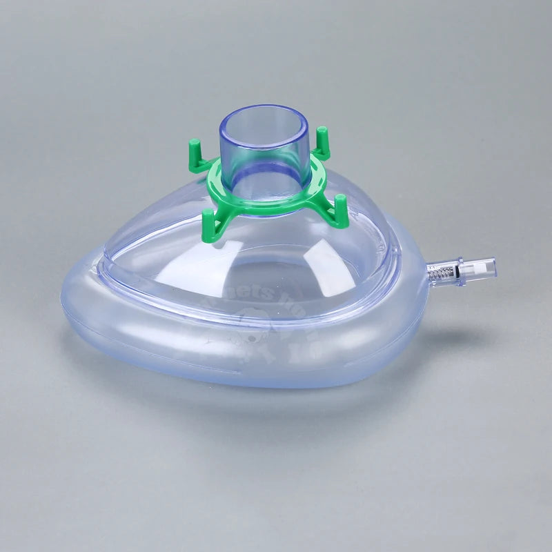 PVC Sterilized Disposable Anesthesia Masks — Resuscitation Face Masks for Adults, Children & Animals (6 Sizes)
