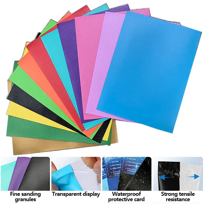 100PCS Matte Card Sleeves 66x91mm — Frosted Trading Card Protectors for MTG & TCG Game Cards