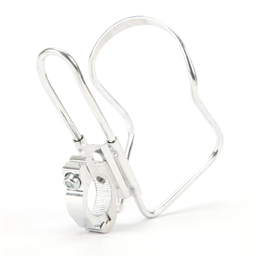 Bike Water Bottle Holder – Aluminum Alloy Handlebar Mount, Cycling Bottle Cage for Mountain Bikes, 1x Bracket