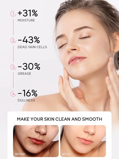 Sakura Exfoliating Peeling Gel — Moisturizing Nourishing Facial Scrub Cream for Skin Care, 30g/50g