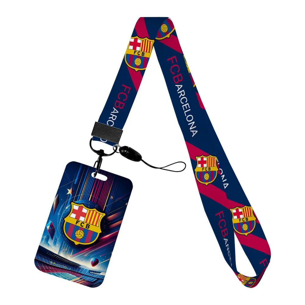 Spain Football Team Lanyard – ID Card Holder, Badge Case & Neck Strap Gift