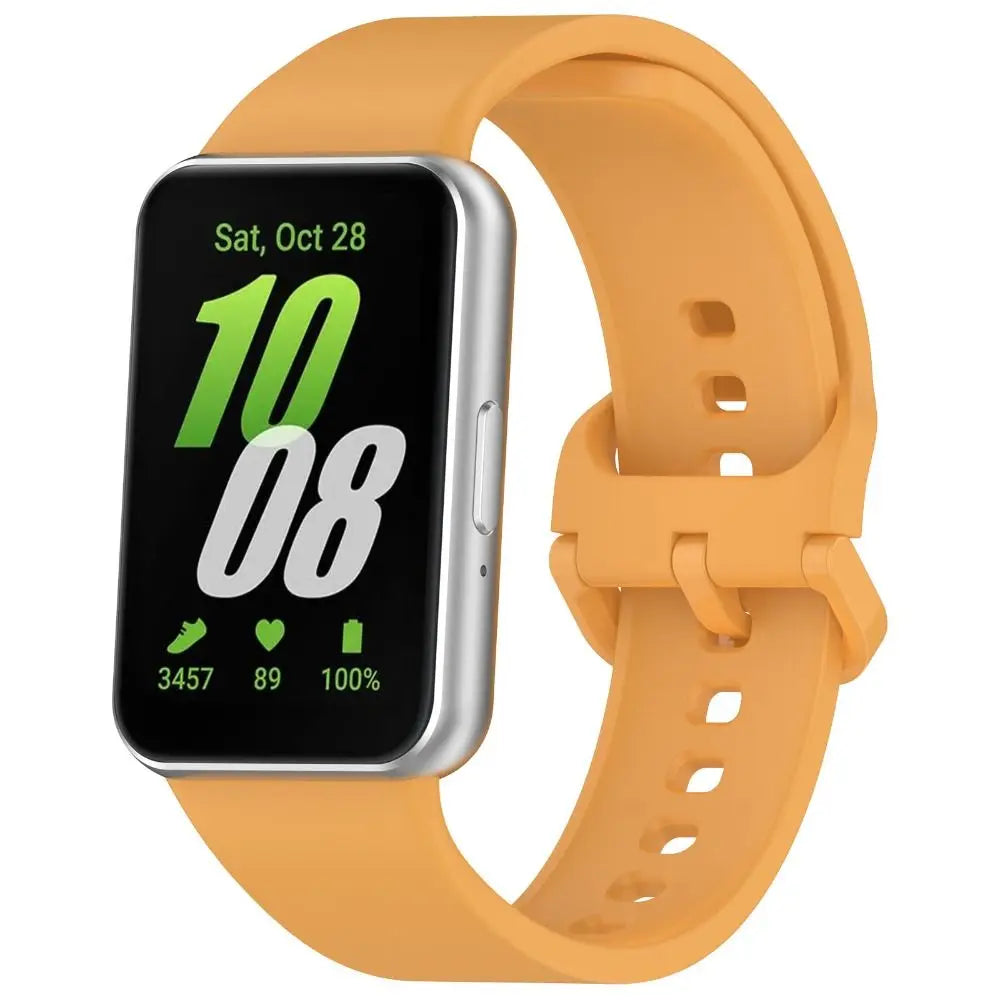 Silicone Sport Strap for Samsung Galaxy Fit 3 - Replacement Fitness Watchband Bracelet Accessory