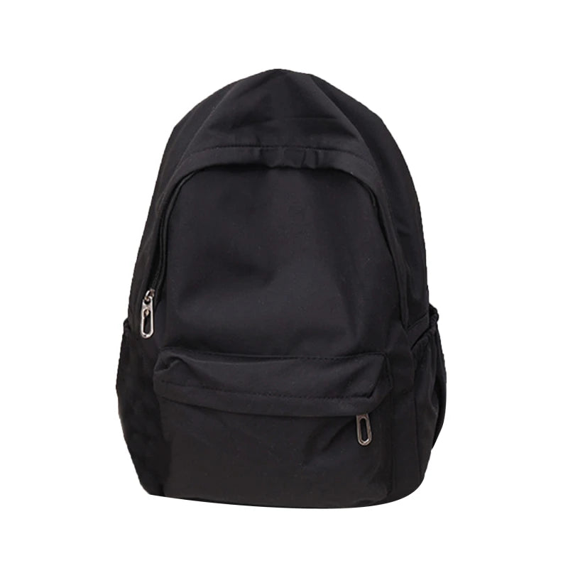 Women’s Waterproof School Backpack | Large Capacity Solid Color Daypack for Teens & Students