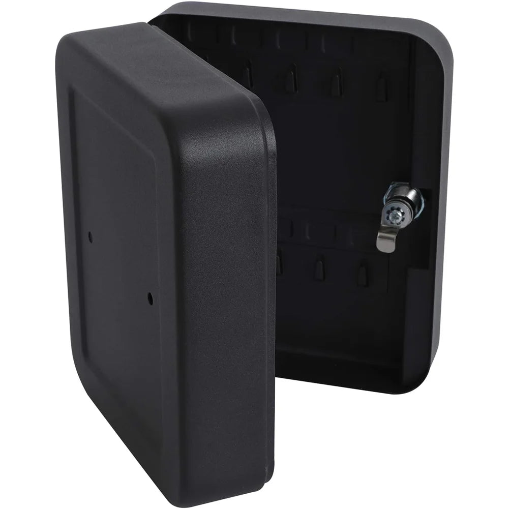 Combination Key Cabinet – Wall-Mounted 20 Key Organizer with Key/Code Lock for Secure Key Storage