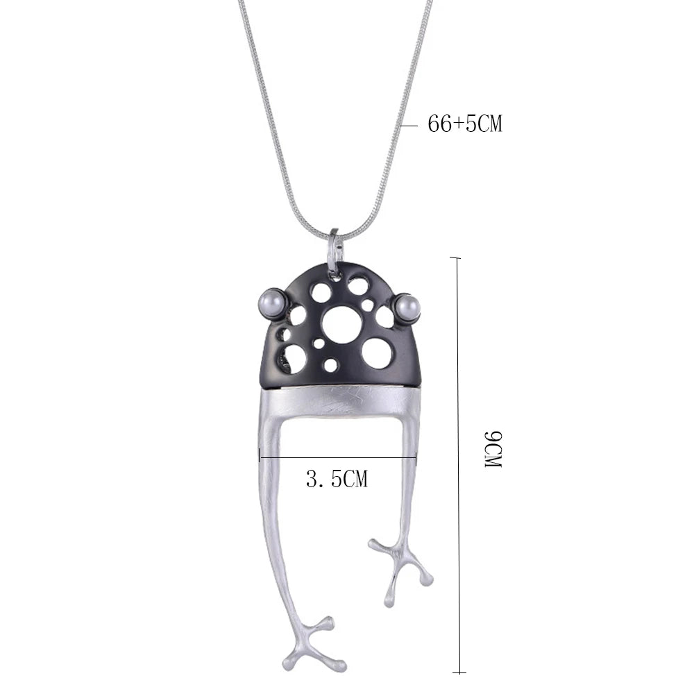Vintage Long Chain Necklace – Irregular Gothic Pendant Jewelry for Women, 2023 Trendy Fashion Accessories