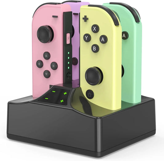 Charging Dock for Nintendo Switch OLED — USB Type-C Station for Joy-Con Controllers & Gaming Accessories