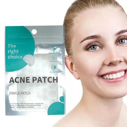 Star Hydrocolloid Acne Patches - Invisible Pimple Spot Stickers for Blemish Coverage and Daily Skincare