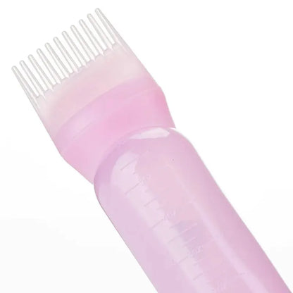 Hair Dye Applicator Brush Bottles - Dyeing Shampoo Bottle with Oil Comb, Hair Coloring Styling Tool