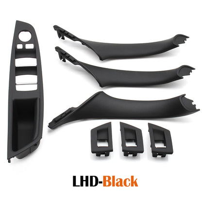 LHD/RHD Car Interior Door Armrest Handle Set | Beige, Black, Brown, Oyster for BMW 5 Series F10 F11 523i-530i