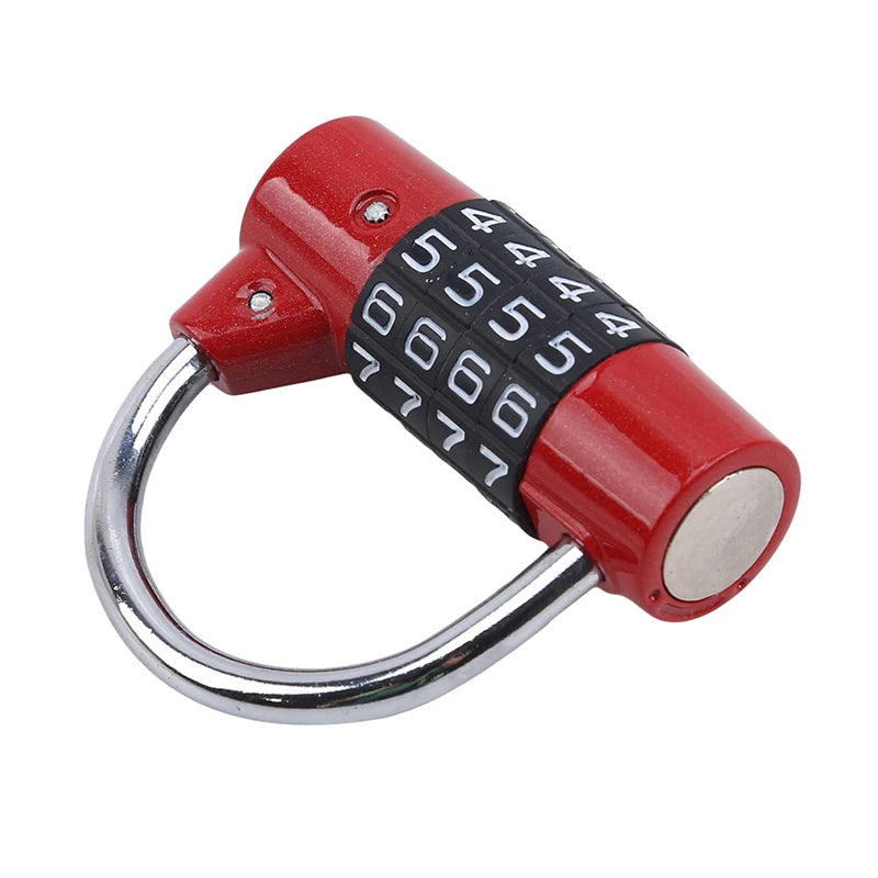 Multifunctional 4-Digit Combination Padlock – Security Lock for Gym Lockers, Luggage, Cabinets, Toolboxes, and Doors