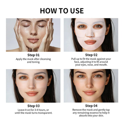 Bio-Collagen Deep Hydrating Hydrogel Mask – Overnight Collagen Mask for Firming & Pore Minimizing