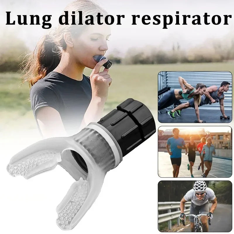 Sports Breathing Trainer - Exercise Lung Face Mouthpiece Respirator for Household Fitness, Healthy Care Accessories (1PC)