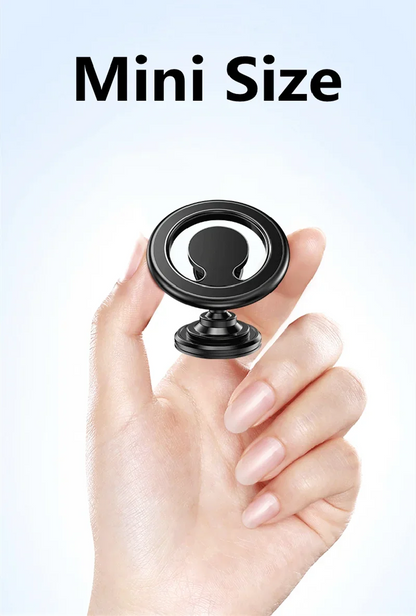 Magnetic Car Phone Holder — MagSafe-Style Universal Car Mount & GPS Mobile Bracket for iPhone 15/14/13/12, Samsung & Xiaomi