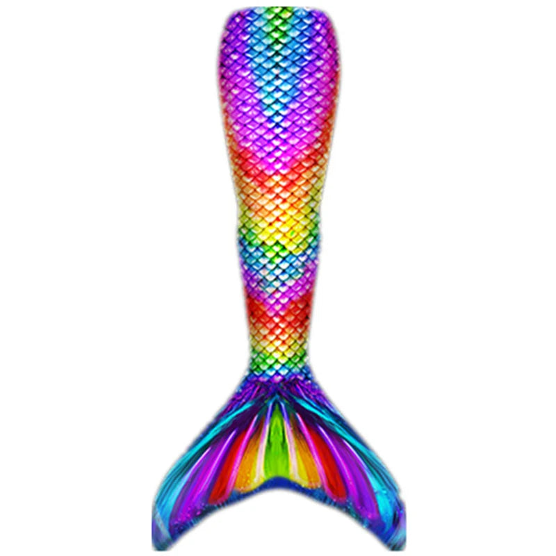 Women’s Mermaid Tail Cosplay Swimwear — Swimmable Fishtail Bathing Suit for Girls & Adults (No Monofin)