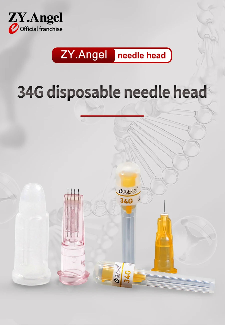 34G Ultra-Fine Disposable Small Needle for Cosmetic Use - Non-Painless Hand Needle 1.5/2.5/4mm