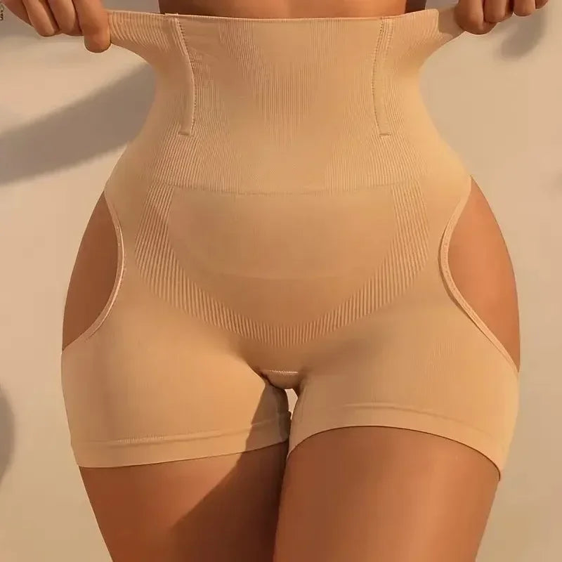 Women High Waist Shaping Panty Butt Lifter Shapewear - Slimming Body Shaper Shorts with Tummy Control and Curvy Fit Design