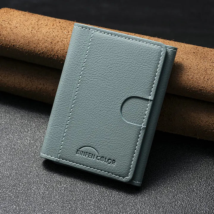 MagSafe Magnetic Leather Card Holder - Slim Phone Wallet Case with Flip Card Slot & Stand