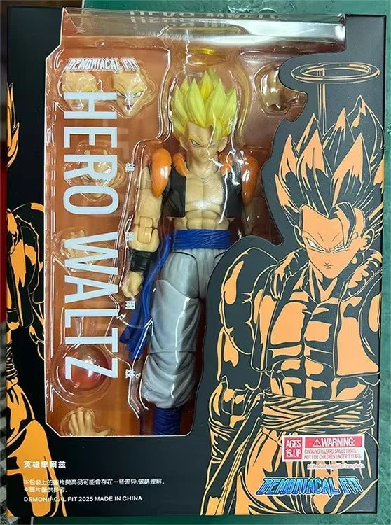 Demoniacal Fit Gogeta Action Figure - Dragon Ball Z SHF Super Saiyan Collectible Model Toy Gift