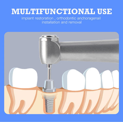 AZDENT Wireless Dental Implant Motor – Electric Torque Driver with 16 Screwdrivers & Contra Angle