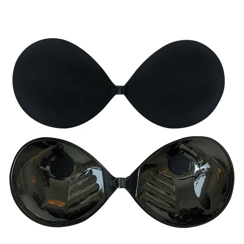 Invisible Strapless Adhesive Bra for Women – Push-Up Silicone Pad Lift, Nude Cover, Sexy Chest Stickers
