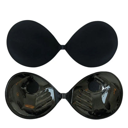Invisible Strapless Adhesive Bra for Women – Push-Up Silicone Pad Lift, Nude Cover, Sexy Chest Stickers