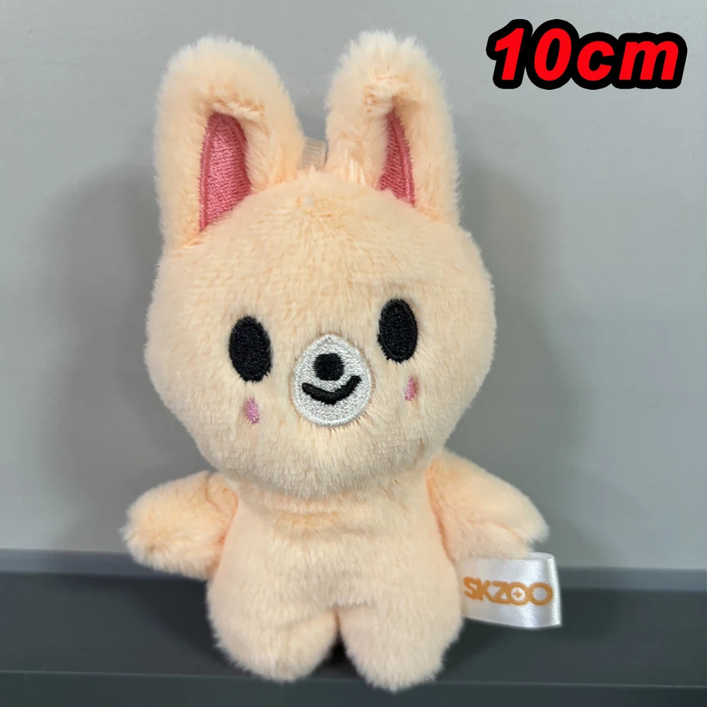 310style Skzoo Plush Pencil Case – Kawaii Kpop Stray Wolf Stuffed Animal Toy, Cartoon Plush Doll for Kids Gift