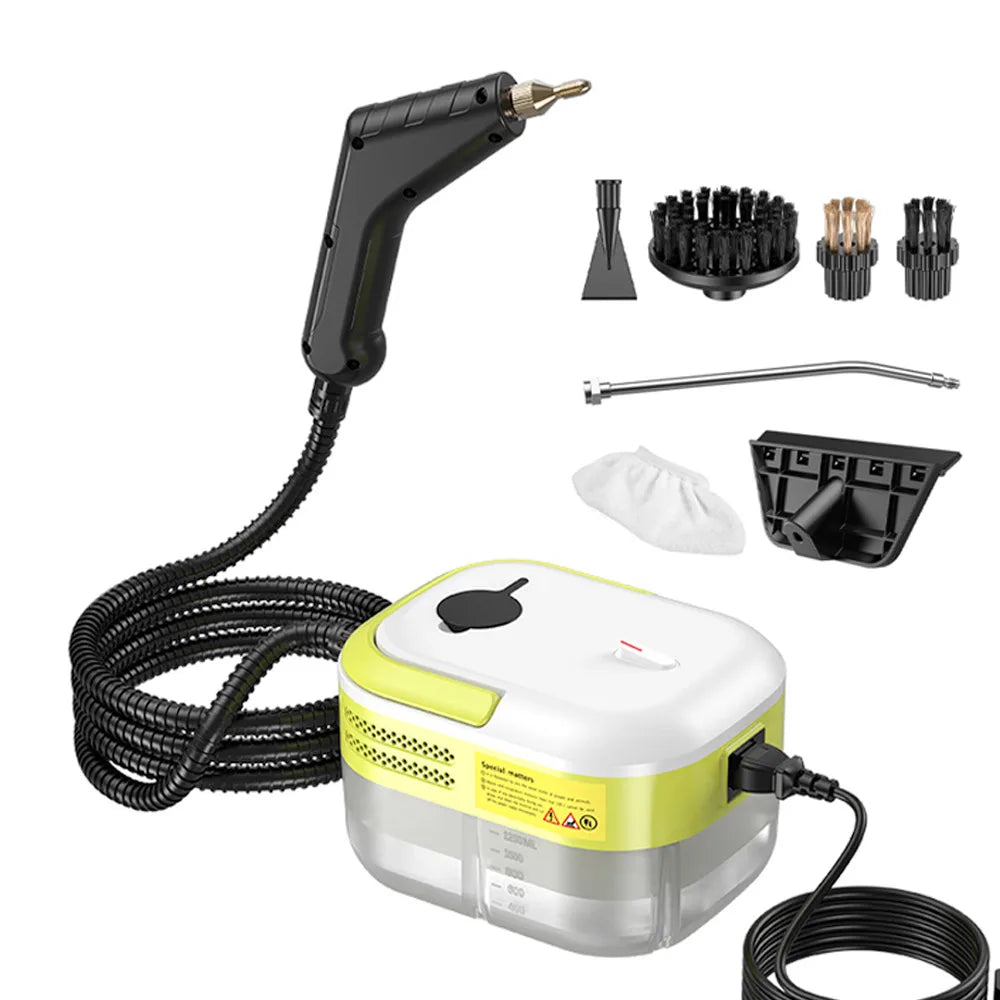 High-Temperature Steam Cleaner – Sterilization for Kitchen, AC, Home & Car, 110V US / 220V EU Plug