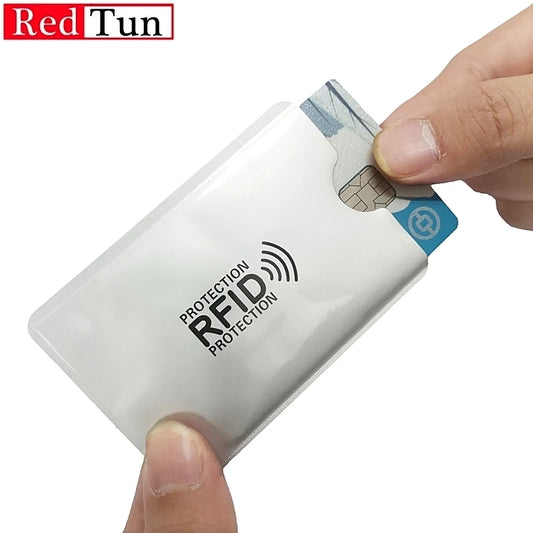 5-20pcs Aluminium RFID Card Holder - NFC Blocking, Metal Credit Card Case for ID and Bank Card Protection