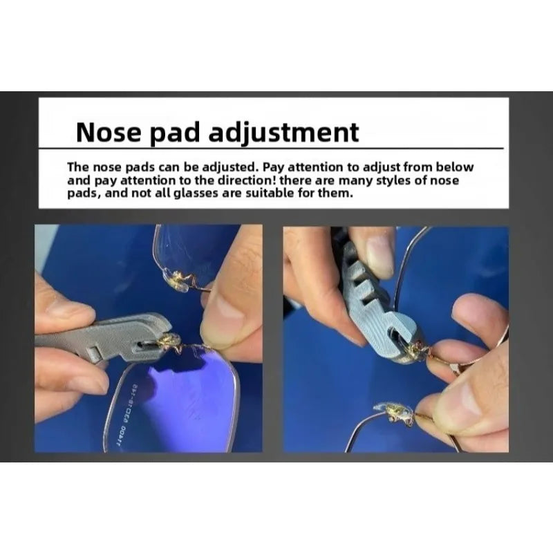 Eyeglass Frame Bending Tool - Precision Repair Pliers for Adjusting and Straightening Bent Glasses Arms
