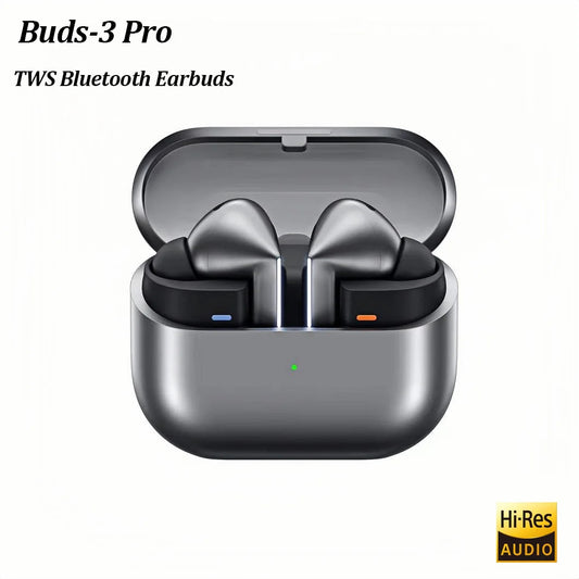 Galaxy Buds 3 Pro Replacement Earbuds – True Wireless Bluetooth Headphones, HiFi Sound, Low-Latency Noise Reduction for iOS, Android & PC