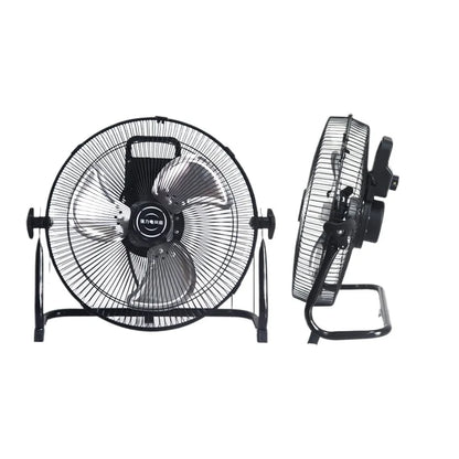Industrial Floor Fan – 8-Speed 130° Oscillating Workshop Blower, Silent 45dB Turbo Motor with Overheat Protection